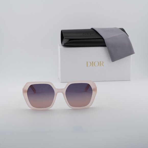 Dior DIORMIDNIGHT S2F 41F1 Square Sunglasses - Matte Pink\\Grey to Pink Gradient main image 7